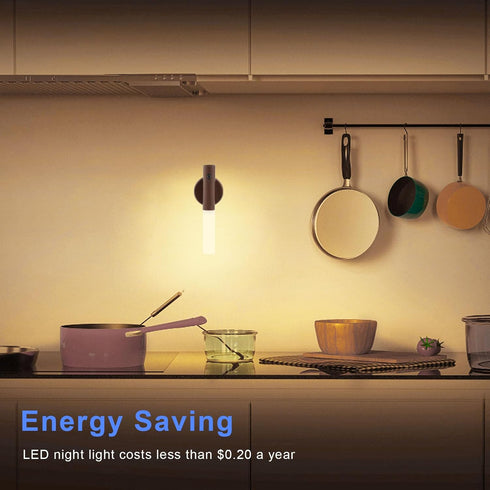Set 2 360 2PCS) LANDGOO LED Motion Sensor Lights, of Battery Operated Stick on Wall Sconces, Rechargeable Lighting