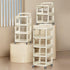 Generic 2/3/4-Tier Rolling Storage Cart Multi-Purpose Organizer for Kitchen, Bathroom & Living Room, Transparent