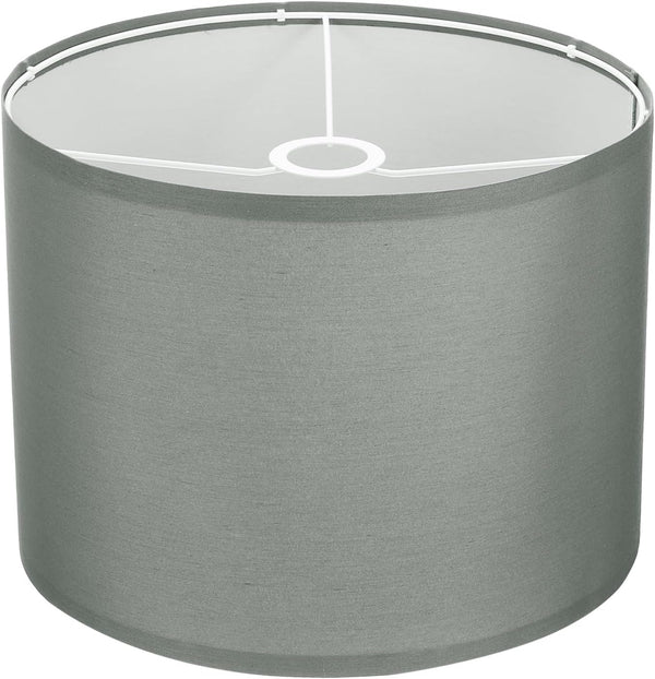 YOKIVE 1Set Drum Lamp Shades for Table Lamps, 13"x13"x10" Linen Lampshade Easy