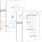 Dry Erase Multiplication & Division Board - 9"x12" Double Sided Whiteboard for Home, School, Kids, Students Math