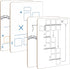 Dry Erase Multiplication & Division Board - 9"x12" Double Sided Whiteboard for Home, School, Kids, Students Math