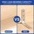 20pcs 0.8" 0.8" 0.6" 90 40 HARFINGTON L-Shaped Corner Bracket x x Stainless Steel Degree Angle Brace Joint Right Corner