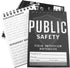 Law Enforcement Incident Report Notepads - Sheriff, Security & Police Gear, EDC Officer Notebook, 6 Pack