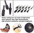 Rongon Carbide Burr Set, 11Pcs Rotary File Burr Cutter for Woodworking, 1/4 Inch Shank for DIY Carving
