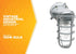 L1707SV 150W Woods Traditional Incandescent Weather Industrial Light, Wall Mount, Silver,Large