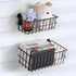4Pcs Slatwall Basket Set, Ventilated Metal Slatwall Baskets for PVC Slatwall, Mounted Storage Display on Garage