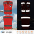 TCCFCCT Mesh Work Vest for Men Women 9 Pockets High Visibility Safety Vest with Reinforced Sewing, Hi Vis Reflective Vest for Workers, Surveyors, Meets ANSI/ISEA, (Red, 4X-Large)