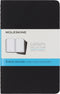 Moleskine Cahier Journal, Soft Cover, Pocket (3.5" x 5.5"), Dotted, Black, Set of 3