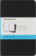 Moleskine Cahier Journal, Soft Cover, Pocket (3.5" x 5.5"), Dotted, Black, Set of 3