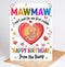 Moonlit93 Mawmaw - I Can't Wait For Our First Cuddle Happy Birthday From