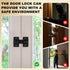 2 Pack 7/8" 2-3/32" 180 Hicarer Solid Brass Shutter Bar Latch x Barn Door Lock Degree Safety Heavy Duty Flip Gate