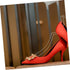 2pcs Closet MAGICLULU Stainless Steel Shoe Display Supports for Shoe Rack Boot Rack Entryway High Heel Supports