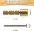 970-0770 Stem Adapter with Screw, Brass Replacement for Faucet Plumbing Equipment, 2 Pcs