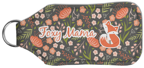 Custom Large Foxy Mama Hand Sanitizer & Keychain Holder