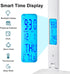 LAOPAO Desk Lamp with Wireless Charger: USB Charging Port, Table Lamp with Clock, Desk Lamps for Home Office College