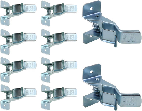Harrier Wall-Mount Spring Clamps, 10-Pack for Tools, Rakes, and Brooms