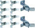 Harrier Wall-Mount Spring Clamps, 10-Pack for Tools, Rakes, and Brooms
