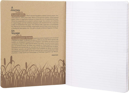 Mintra 100% Recycled Notebooks, Comp Book (7.5in x 9.75in), Design Set 3pk