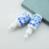 6 PCS Blue and White Porcelain Ceramic Dropper Bottles, 1oz (30ml) for Perfume, Aromatherapy, Essential Oils, Funnel