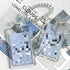 Photocard Holder Keychain, Clear Acrylic Butterfly Kpop Photo Card Holder, Cute Badge Holder for Card Collection