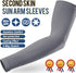 GOUNOD Sun Protection Cooling Arm Sleeves with Thumb Holes - Gardening Outdoors Sports Workouts Sunscreen Arm Sleeves