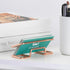 Business Card Holder for Desk, Cute Metal Card Organizer, Office Accessories for Men and Women, Rose Gold
