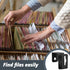 Hicarer 8 Pcs Metal Hanging File Bracket Clips, Storage Hanging File Rail Clips, Fits 1/2" Drawer Side for File Storage