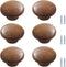 PIYYQNY Cupboard Handles 6 Pack Natural Wood Cabinet Pulls Drawer Wardrobe Wooden Handles