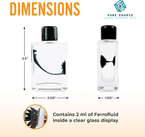 Ferrofluid Magnetic Display Science Education Magnetism Kit Interactive Liquid Metal Physics Demonstration Executive
