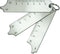 RIVERWELD Three Piece Key Set, Measuring Fillet Gages, Multi Function Welding Inspection Gauge