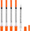 1ml Syringe with Needle, 1cc 30G 1/2 Inch, Individually Wrapped, Pack of 100