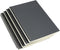 Yansanido Spiral Notebook, 4 Pcs A5 Black Craft Softcover, 8mm Ruled, 60 Sheets, 120 Pages Journals for Study