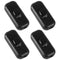 4PCS Inline Cord Switch On/Off for Appliance or Bedroom Table Lamp, in Black