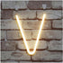 ENUOLI Warm White Letters Neon Night Light LED Alphabet Marquee Light Neon Letters Sign Decorative Words Light