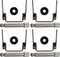877-761 Feeder Spring, 877-825 Feeder Shaft, 877-826 Shaft Ring Washer Set for NV45AA NV45AB2 Nailer (4-Pack)