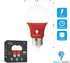 8 Pack A19 LED Red Light Bulb LED Green Light Bulb 120V E26 Base 9 Watt (60-watt Replacement) Red Bulb Red Bulb, Party Decoration, Porch, Home Lighting, Christmas Light Bulbs by Bluex Bulbs