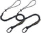 TRSMIMA Safety Tether Lanyard Tool - 2 Pack Retractable Fall Protection Lanyard with Aluminum Carabiner