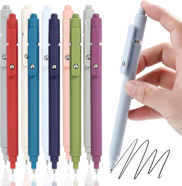 RIANCY Coloring Gel Ink Pens, Fine Point Colored Pens Set for Journaling, 0.5mm Retractable Japanese Pen Office Supplies