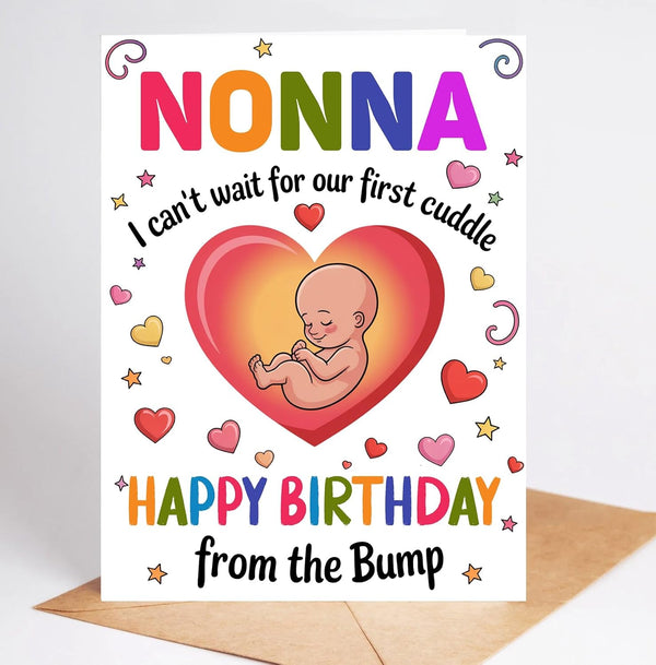 Moonlit93 Nonna - I Can't Wait For Our First Cuddle Happy Birthday From