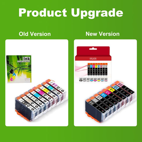 NEXTPAGE Compatible Ink Cartridges Replacement for Canon CLI42, 8 Pack for PIXMA PRO-100 Printer