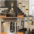 Deyagoo Dimmable 3000K 3 Closet, Rechargeable Motion Sensor Wall Light, Wireless Wall Sconce - Magnetic Base, Warm