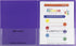 C-Line Classroom Connector School-to-Home Folders, Purple, 25 per Box (32009)