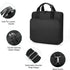 Zipper Binder with Shoulder Strap, 3 Ring 2 Inch Binder, Office Organizer, 500 Sheet Capacity, Black