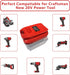 V20 Adapter for Craftsman 20V Cordless Tools, for Dewalt 20V 60V and Milwaukee 18V M18 Battery Conversion