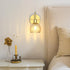 Wall Sconces Lights Lamp for Bedroom Bathroom, Modern Vanity Light Fixtures, Wall Mount Lighting Vintage Tulip Amber