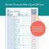 Acroprint Pack 550 (099116550) Totalizing Payroll Recorder Time Cards ES/Green