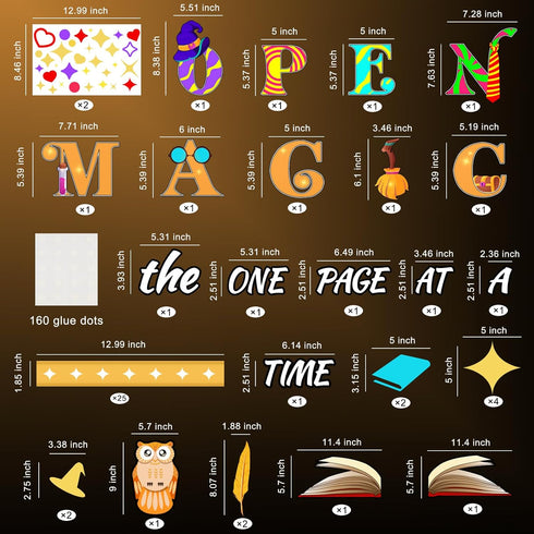 Magic Themed Classroom Bulletin Board Set - Back to School Cutouts for Kindergarten, Preschool, Elementary Decor