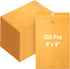 Ctosree 300 Pcs Manilla Clasp Envelopes - Bulk Brown Kraft Catalog Envelopes with Gummed Seal, 28lb Heavyweight (6 x 9