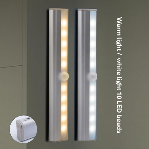 1 Pack Counter Closet Motion Sensor LED Night Light,Battery Powered Under Light with Magnetic MountStick-on Light