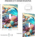 Beach Starfish Seashell Nautical Light Switch Cover, Decorative Single Toggle Wall Plate for Home Decor